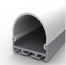 AL4542 führte Streifen-Licht-Aluminiumverdrängung/transparentes geführtes Streifen-Aluminium-Profil