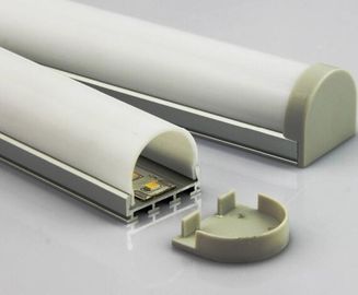 AL4542 führte Streifen-Licht-Aluminiumverdrängung/transparentes geführtes Streifen-Aluminium-Profil