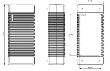 Kundenspezifischer Tischplattenuniversalitäts-Wechselstrom-DC-Stromadapter 3KVAC 3 Pole mit ABS Material