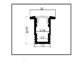 Gewohnheit führte Streifen-Licht-Aluminiumkanal-Profile für Tür/Fenster/Boden