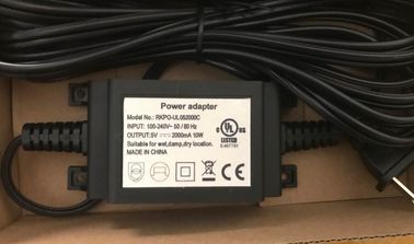 Wechselstrom-DC-Schaltnetzteil wasserdichtes veranschlagendes IP68 veranschlagte 5V 2A für Web-Kamera