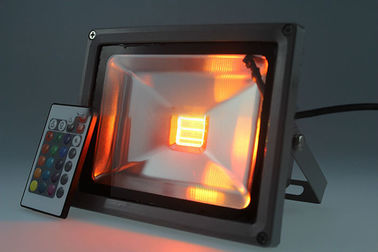 Druckgegossene Weihnachtsfarbe des Aluminium-IP65 20W, die geführtes Flut-Licht RGB im Freien ändert