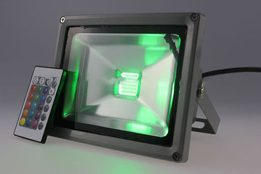 Druckgegossene Weihnachtsfarbe des Aluminium-IP65 20W, die geführtes Flut-Licht RGB im Freien ändert