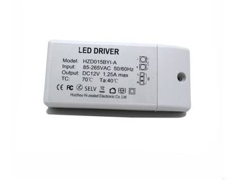 12V 1.25A 15W DC führte Schaltnetzteil mit Plastikabdeckung und Schraubklemme