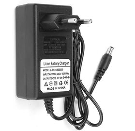 Ladegerät 12.6V 2A Li-Ionen, Wechselstrom-DC-Stromadapter für Batteriesatz, schwarze Farbe, custmized DC-Verbindungsstück