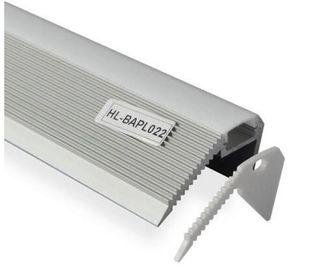 LED-streift Aluminiumprofildiffusor für Treppe für LED Profil freier Raum bereifte milchige PC-Abdeckung ab