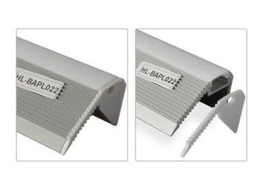 LED-streift Aluminiumprofildiffusor für Treppe für LED Profil freier Raum bereifte milchige PC-Abdeckung ab