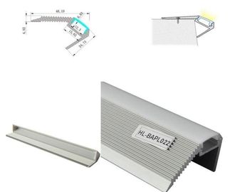LED-streift Aluminiumprofildiffusor für Treppe für LED Profil freier Raum bereifte milchige PC-Abdeckung ab