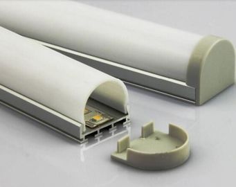 Wasserdichte Verdrängung A2623 der LED-Aluminiumprofile LED für LED streift 2m Länge ab