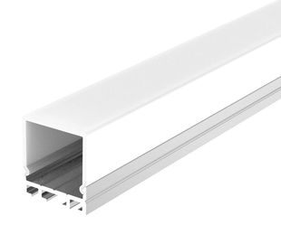 Quadratisches geformtes LED-Aluminiumprofil für Innenbeleuchtungen, überzogene Suspendierungsinstallierung