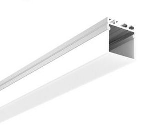 Quadratisches geformtes LED-Aluminiumprofil für Innenbeleuchtungen, überzogene Suspendierungsinstallierung