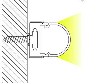 Suspendierung angebrachte Aluminium-LED-Profil anodisierte Aluminiumverdrängungs-Profile für Decken-Beleuchtung