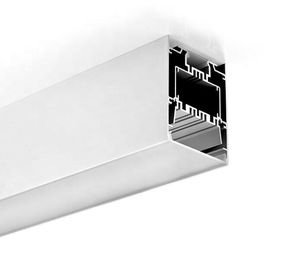 Aluminium-LED Profil 75mm*95mm Anhänger-mit dem PC, der, verschoben auf und ab Aluminium bereift wurde, führte Profil
