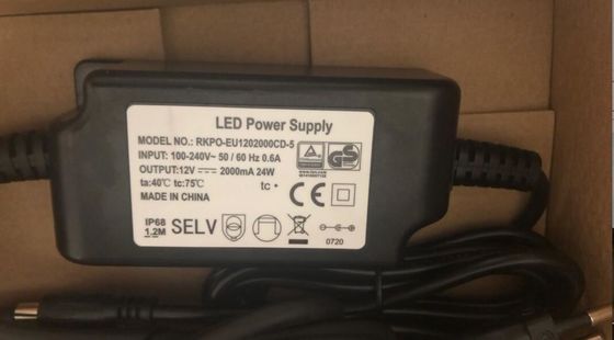 der Transformatorklasse 2 12v 2a 3a wasserdichte Stromversorgung der Stromversorgung 24Watt IP68 für elektrische Hähne Wasserpumpe